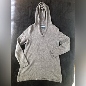 Old Navy Maternity Grey Hooded Sweater Tunic M